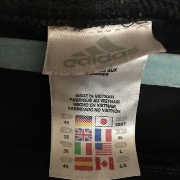 Adidas Wide Leg Short Spandex Pants - Picture 2 of 2